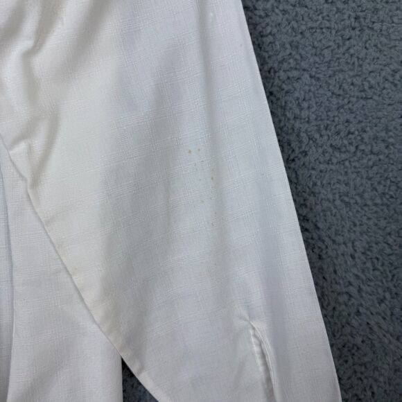 Levi Strauss Co Western Snap Front Shirt Mens Large White Plaid Pearl Snaps‎ - Picture 7 of 7